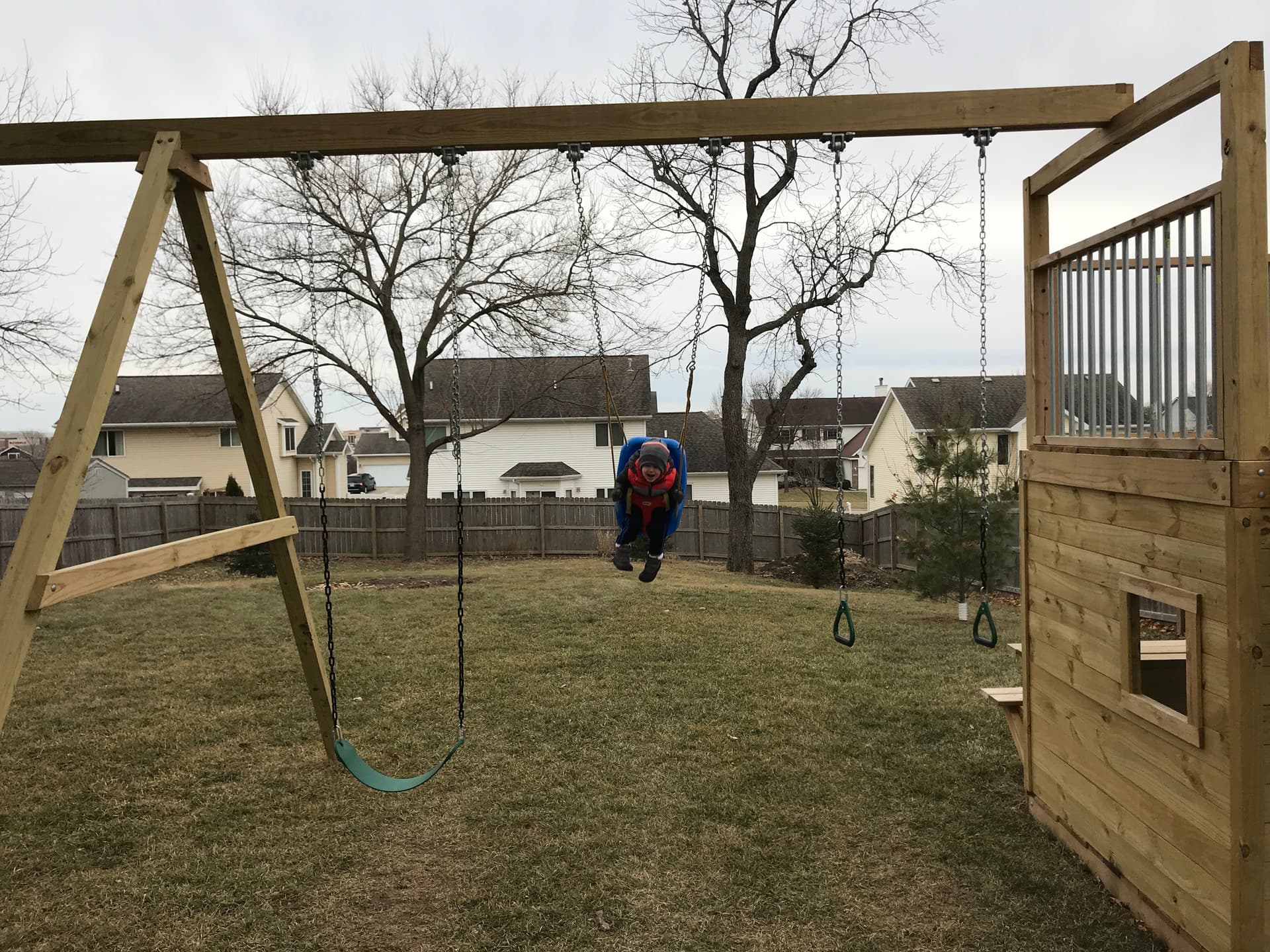 Backyard Swing Set
