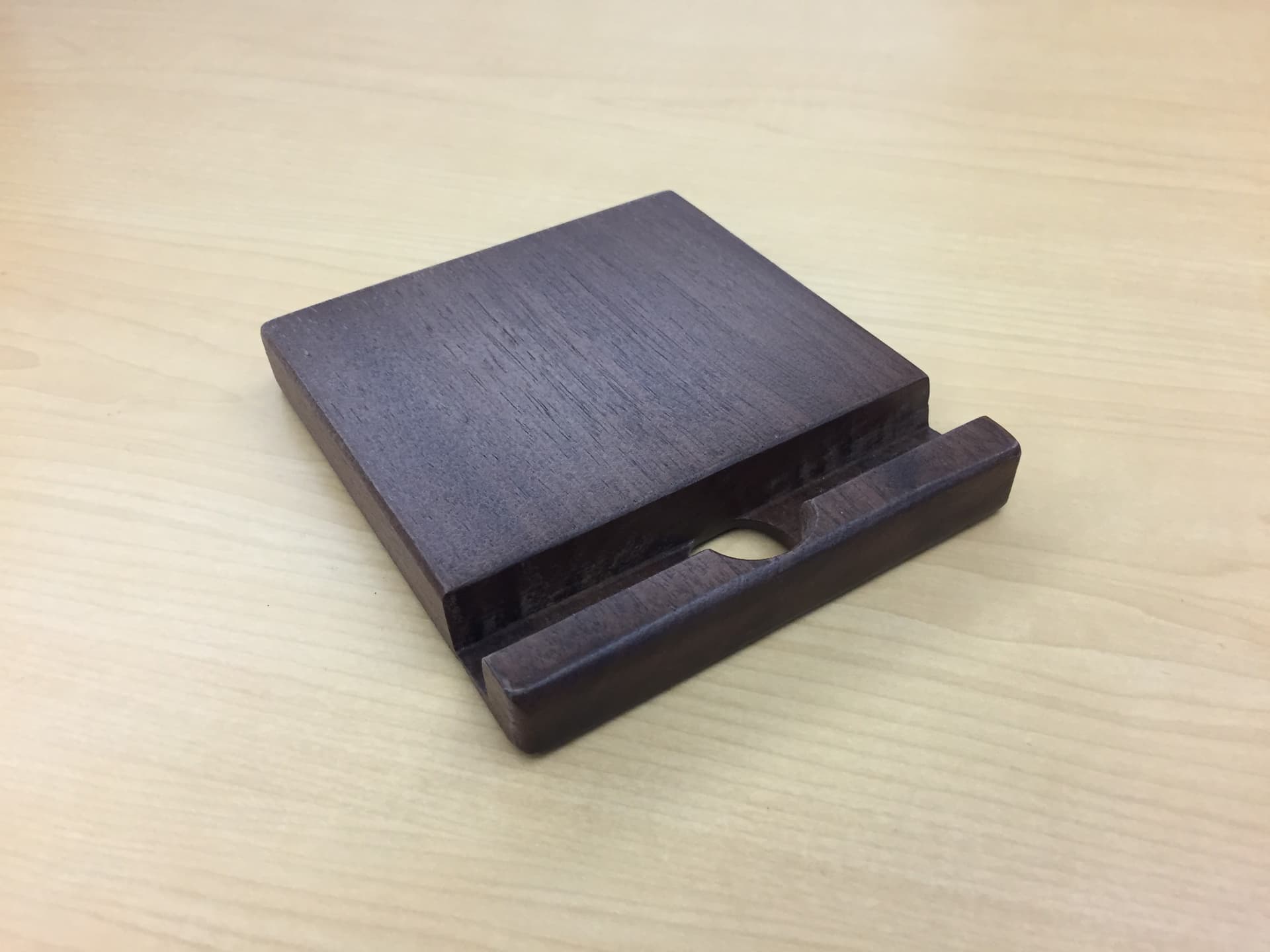 Black Walnut Phone Stand