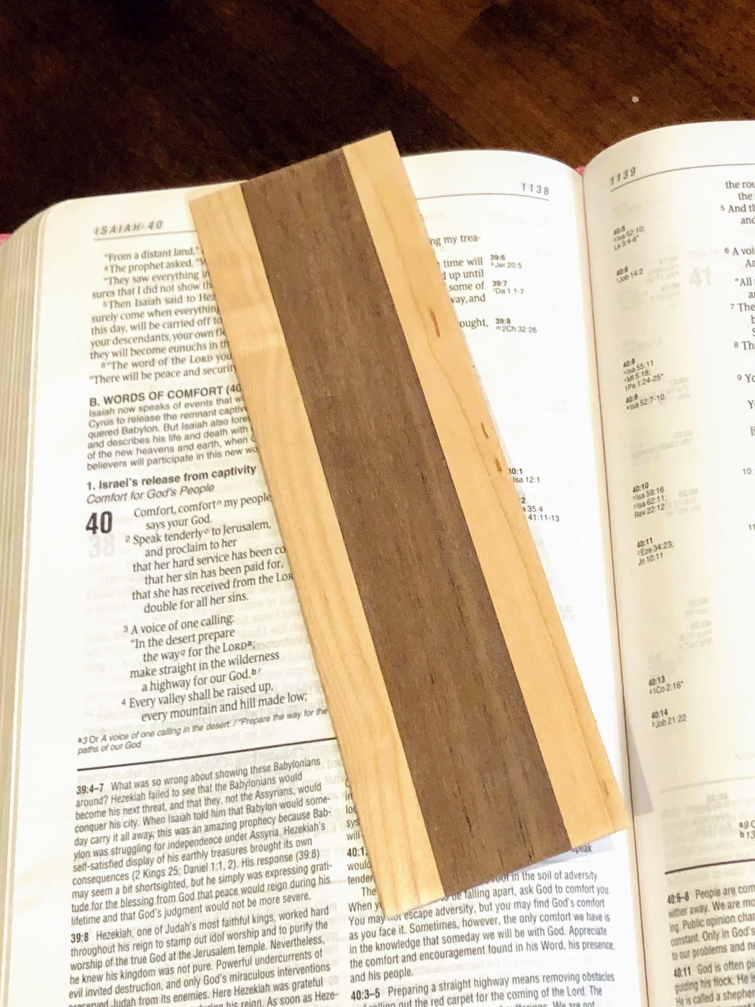 Exotic Wood Bookmark