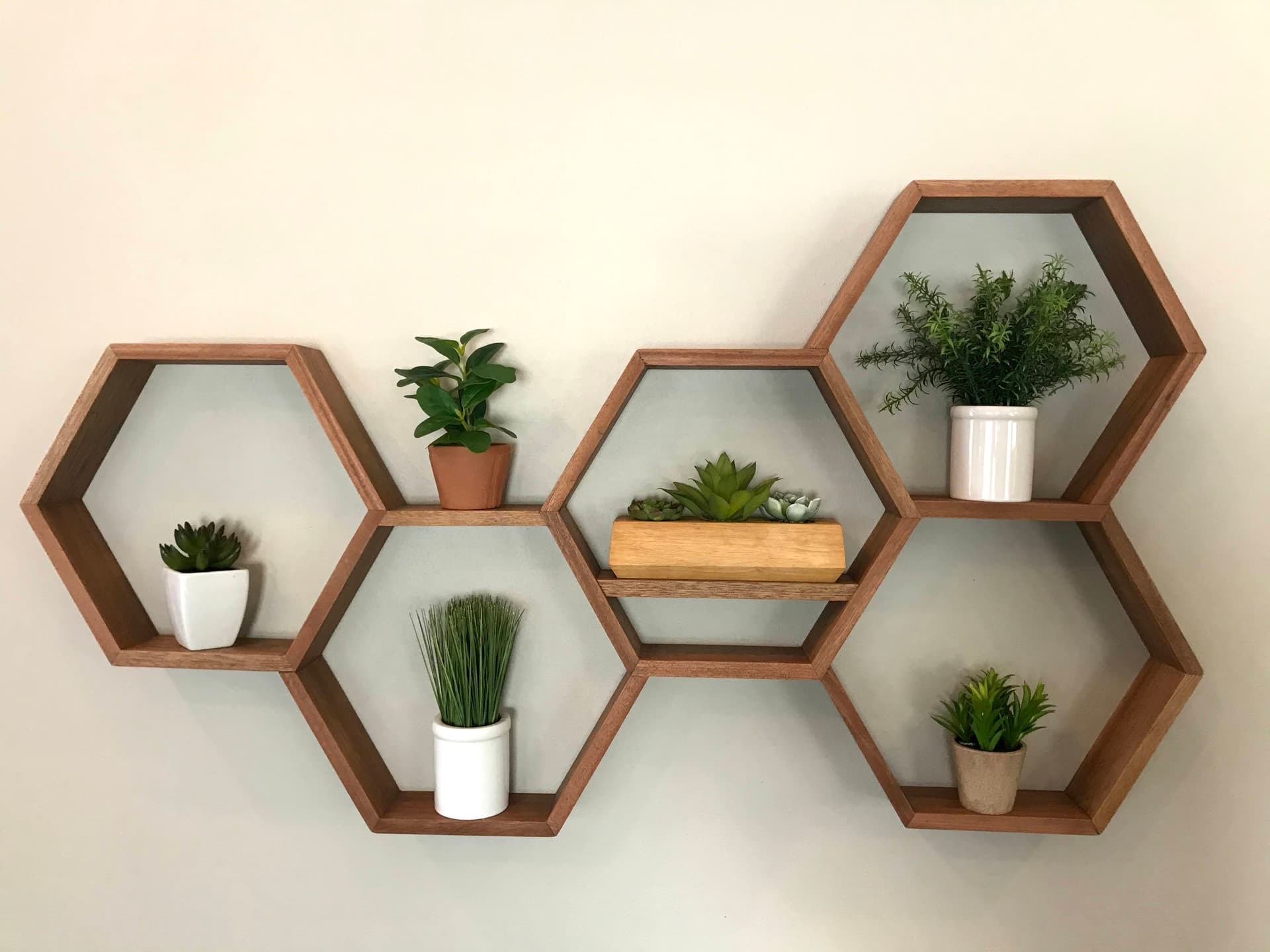 Hexagon Wall Shelving