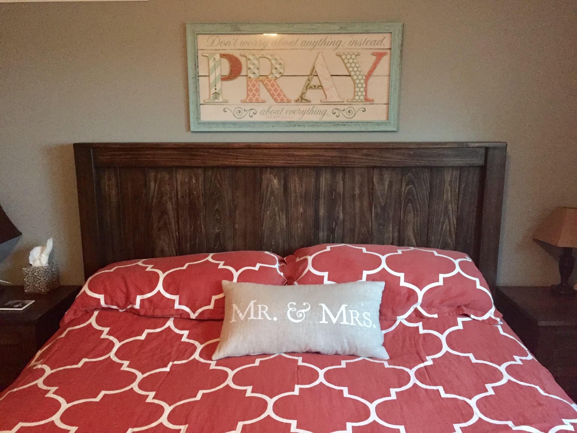 Reclaimed Wood Headboard