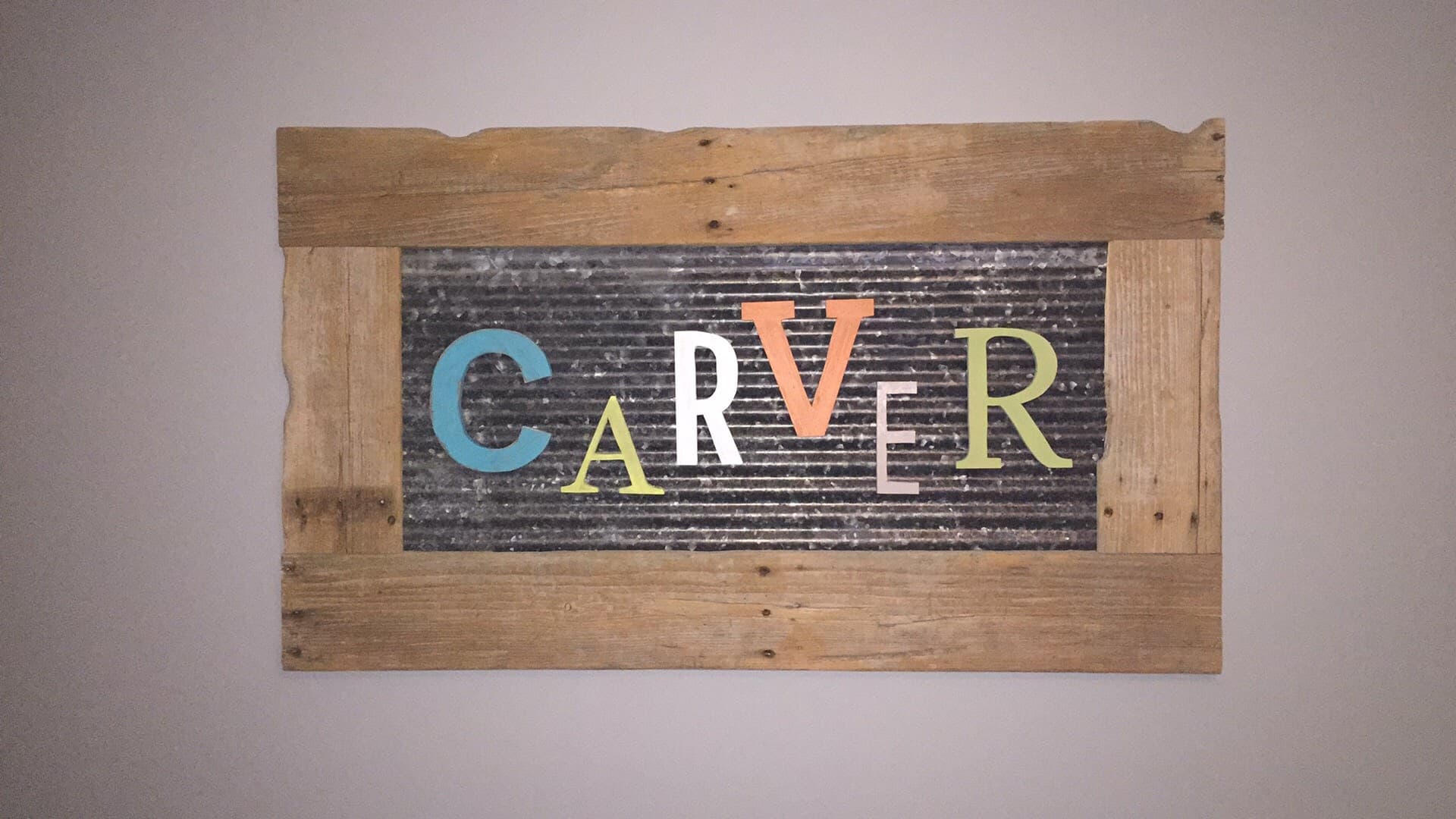 Reclaimed Wood Sign