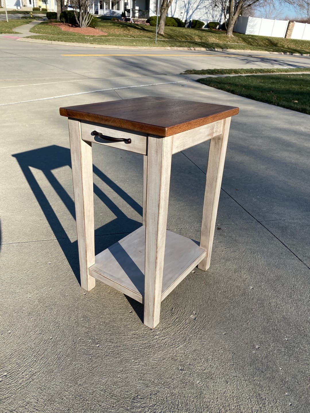 Two Tone Accent Table